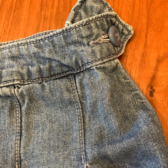 American Eagle Denim Pleated Skirt (2) - Picture 5 of 6